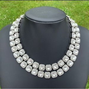 14k White Gold Plated Baguette Link Chain Necklace 12mm 18” 20” Men’s Women’s